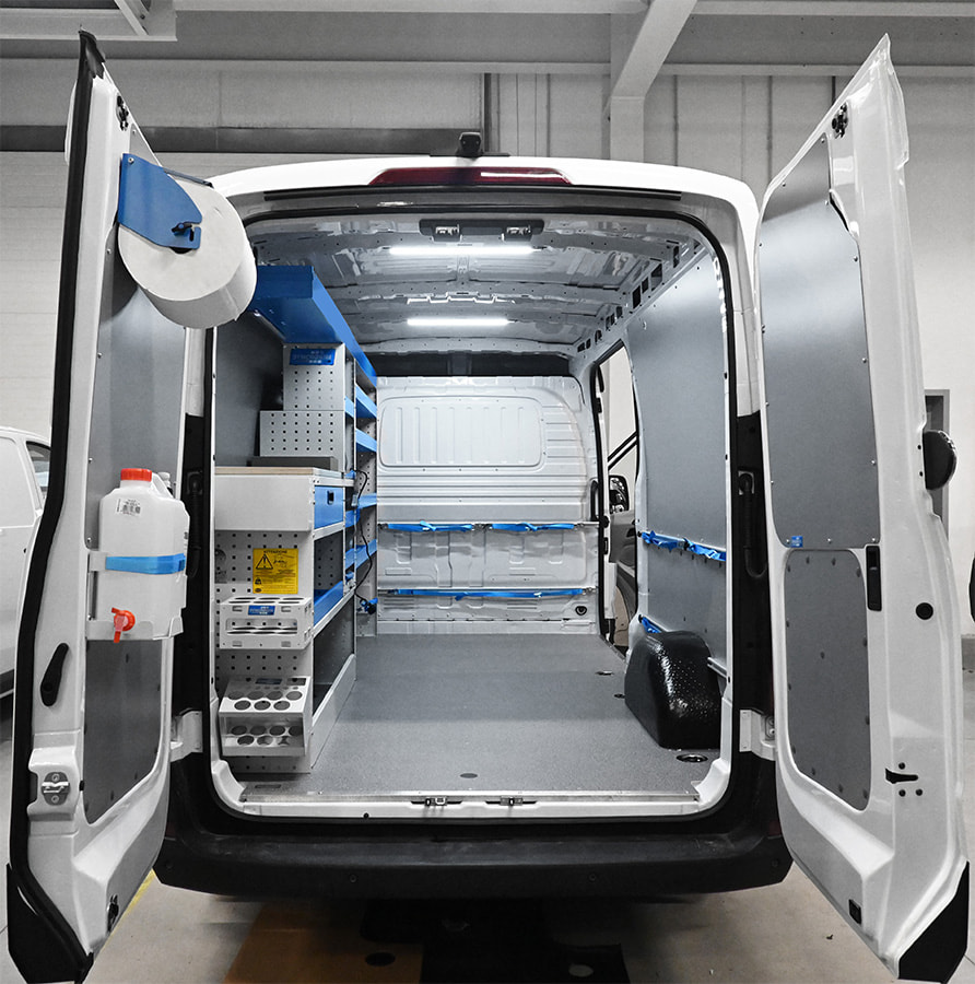 01 popolna namestitev za maxus Deliver9, ki jo je izdelal syncro system Slovenija