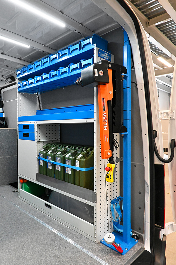 02 Syncro Slovenia predstavlja žerjav za kombije