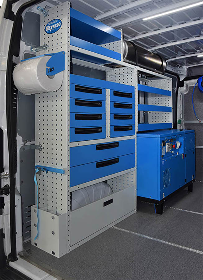 Kombinirani stroj generatorja in kompresorja 04 podjetja Syncro System Slovenija